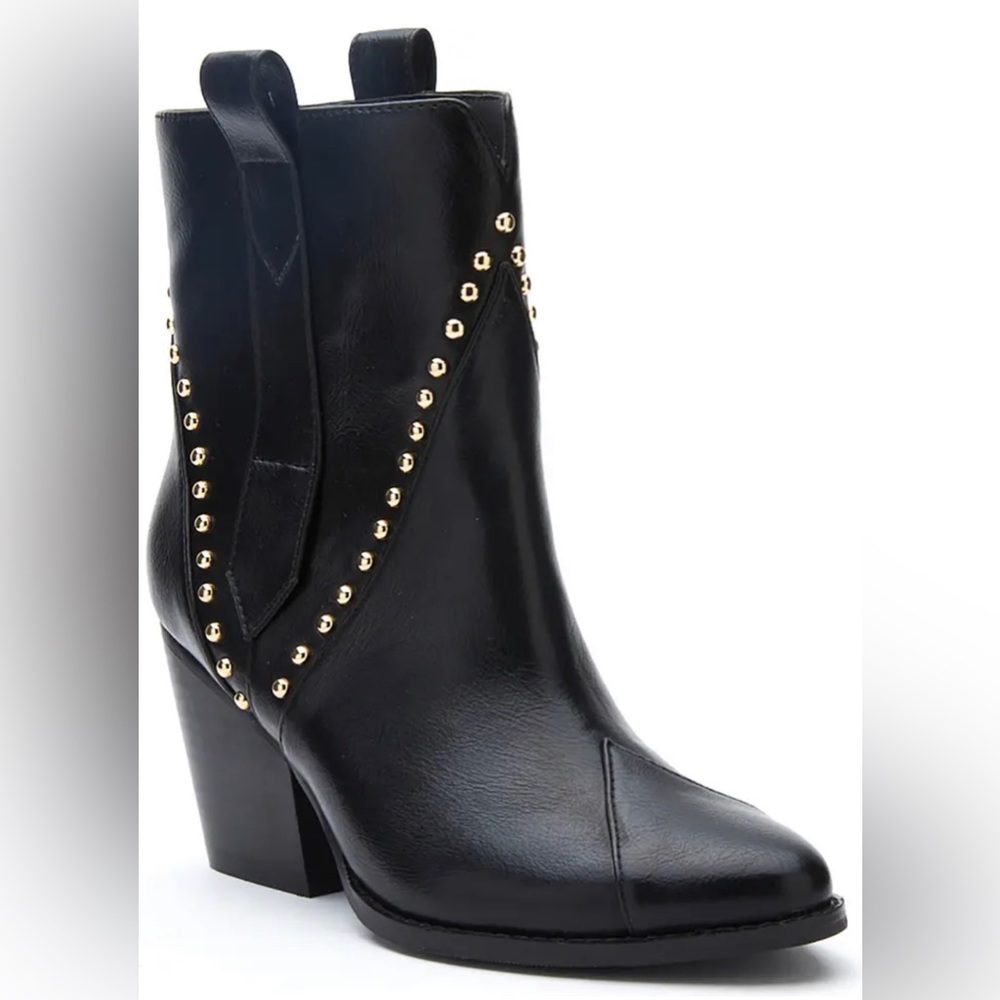 Coconuts Ace Western Boot
Black block heel boots